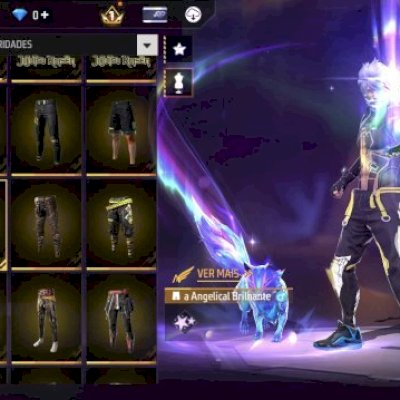 CONTA FREE FIRE NV68 (2019) 1 ANJELICAL, 2 EVOLUTIVA, +11 PASSES