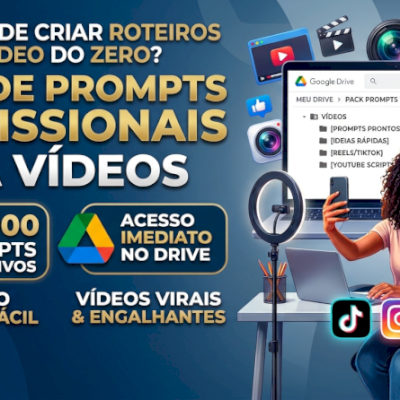 🎬 PACK DE PROMPTS PROFISSIONAIS PARA VÍDEOS COM IA 