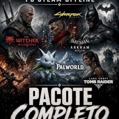 24 Jogos PC Steam Offline – Pacote Completo