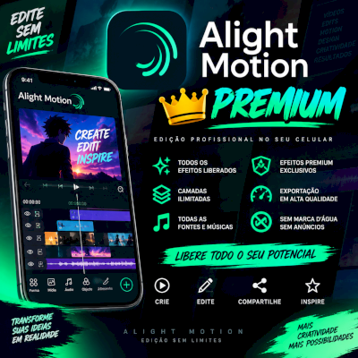 ALIGHT MOTION PREMIUM - ACESSO PRIVADO