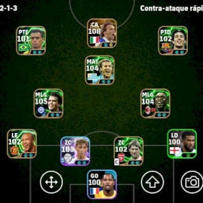 ELENCO COM: DEL PIERO 108+FORLAN 104+MATTHAUS 105+SEEDORF 104, E 3192 DE FORÇA!!