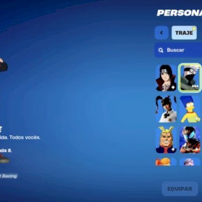 Vendo conta com muitas skins e colecionáveis 