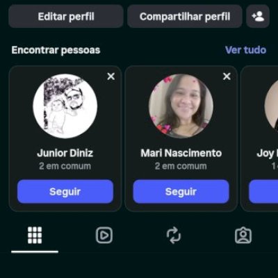 Conta de Instagram com 117 seguidores só pra ir rápido 