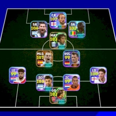 mbl/boa conta iniciante - 107iniesta,107kane,seaman,romero,raul,messi,n.jackson