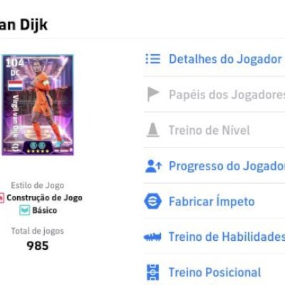 Conta efootball com 3180 de força 