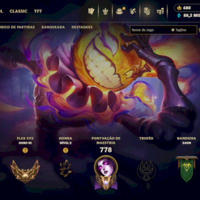 CONTA LOL | 290 SKINS | SEASON 2012 | 100% SEGURA 
