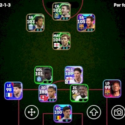 Vendo uma conta de efootbal 
