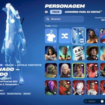 conta de fortnite (preferência por troca em uma boa de free fire)
