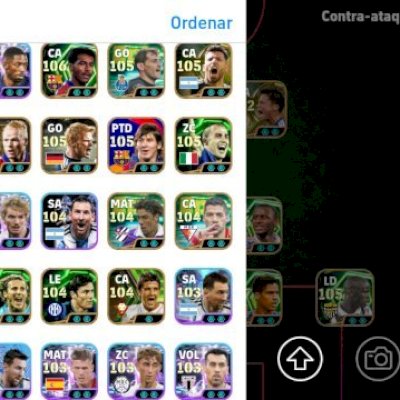Conta efootball Full épicos +3300 com vários épicos metas 
