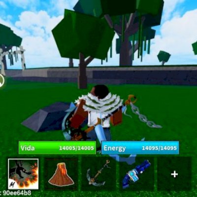 Conta Gemada de Roblox upada nos jogos blox fruits, campos de batalhas,e etc