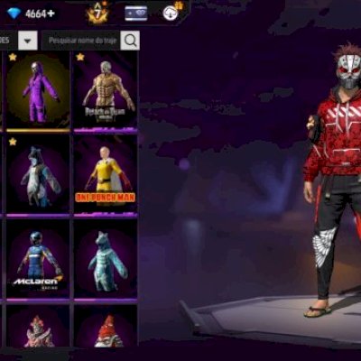 Conta FF level 80 bônus 4k de dima prime 7
