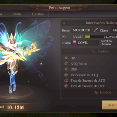 VENDO CONTA MU DARK EPOCH TOP 3