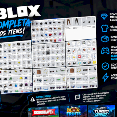 🎮 CONTA ROBLOX COMPLETA – MUITOS ITENS! 🎮