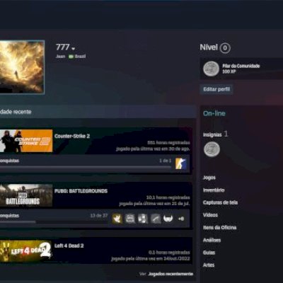 VENDA DE CONTA CS PRIME + PUBG PLUS