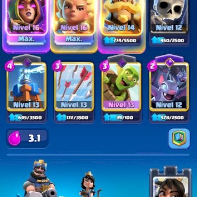 Conta de Clash royale com 1 ano de criação 