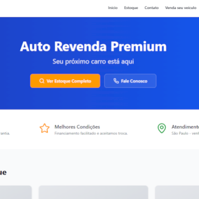 Sistema Auto Revenda Premium (Código Fonte / Arquivos) 💻🚗