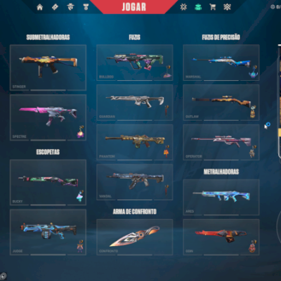 📌 CONTA VALORANT (10 Skins) Faca + 2 Vandal + Phantom