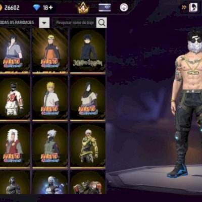 conta freefire 7 anos de ff