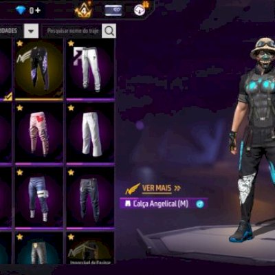 conta de free fire gemada 