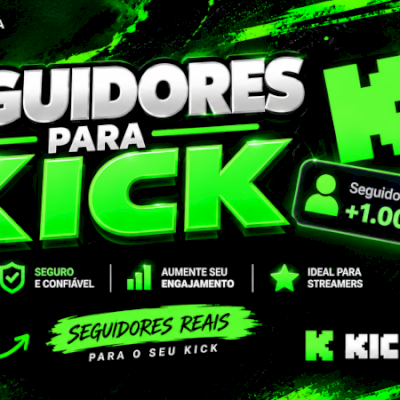 SEGUIDORES KICK MUNDIAIS | Entrega Rápida