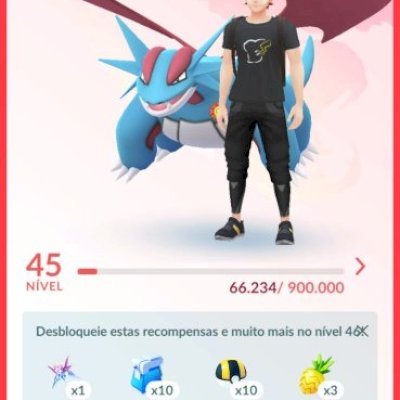 Conta Pokémon GO - Diversos Lendários, Míticos e Megas