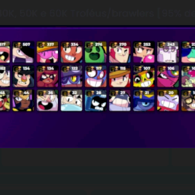 🔥 BRAWL STARS | 7K 🏆 | 49 BRAWLERS 🤖 | 5 LENDÁRIOS 🟡 | 13 HIPERCARGA🔥 | 