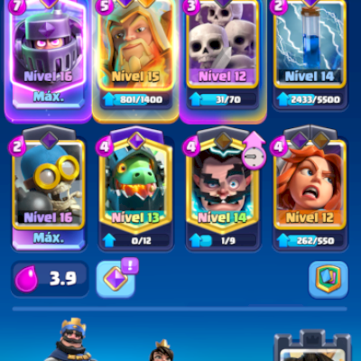 Conta Clash Royale 10120 troféus