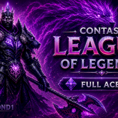 CONTAS LVL 1 - LEAGUE OF LEGENDS