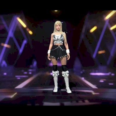 CONTA FF COM SKIN VIBE BORBOLETA