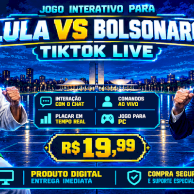🥊 JOGO LULA VS BOLSONARO PARA TIKTOK LIVE | INTERATIVO PARA PC