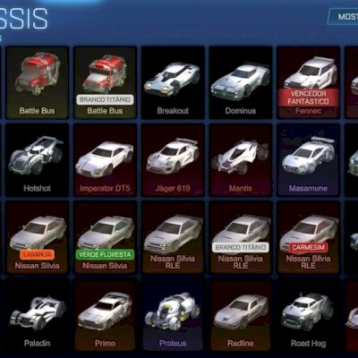🟢CONTA ROCKET LEAGUE🟢FENNEC(33 CARROS)🟢 TITULO RARO E MUITO MAIS🟢600$GASTOS