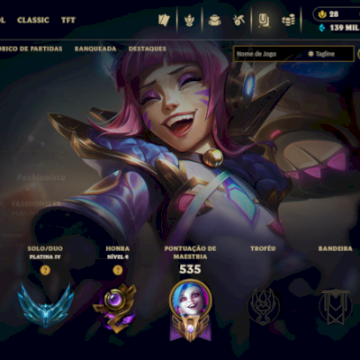  CONTA LOL | 661 SKINS | SEASON 2012