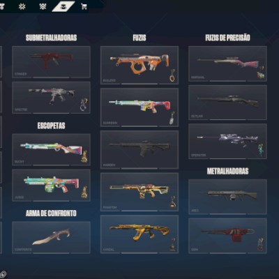 Conta Valorant 2000 R$ gastos.