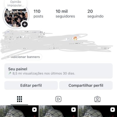 Conta 10k de seguidores super engajada