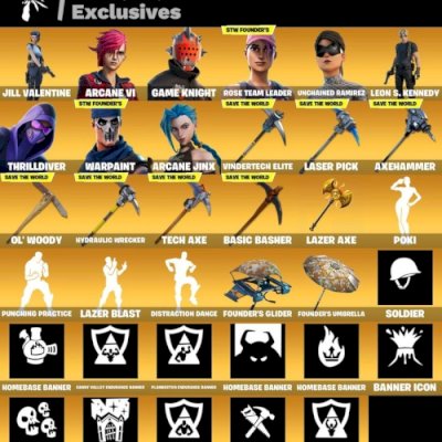 Conta Fortnite Salve o Mundo Fundador