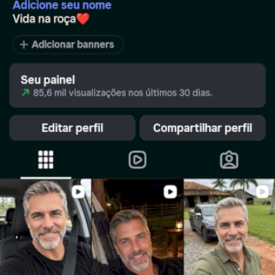 Perfil no Instagram 