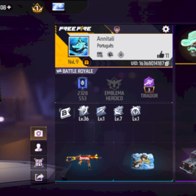 Conta com skin devorador de almas