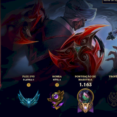 Conta Lol Br -- 601 Skins 834 Icones Aceito Negociações